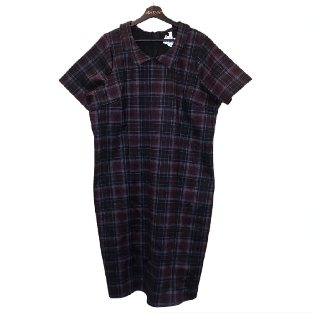 PIPHANY Plaid Harlem Dress 2X NWT - Picture 2 of 8